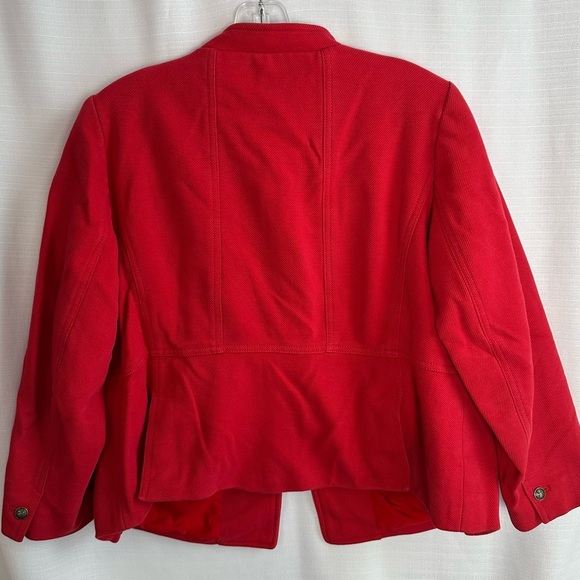 Talbots women’s red jacket, size 14 plus petite - Picture 4 of 5